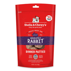 Stella & Chewy's Absolutely Rabbit, Freeze Dried Rabbit, Rabbit for Dogs