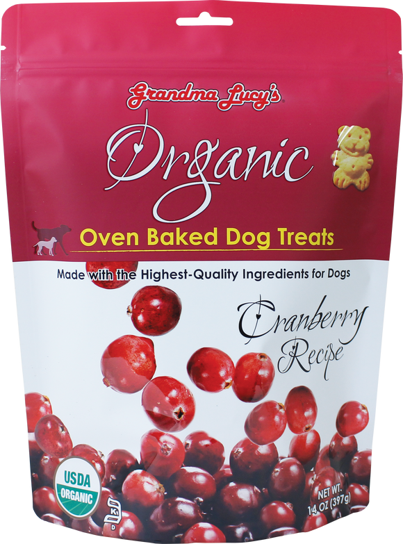 Organic Dog Treats, Dog Treats, Baked Dog Treats, Organic Cranberry for Dogs