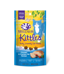 Wellness Kittles Cat Snacks - Chicken & Cranberries