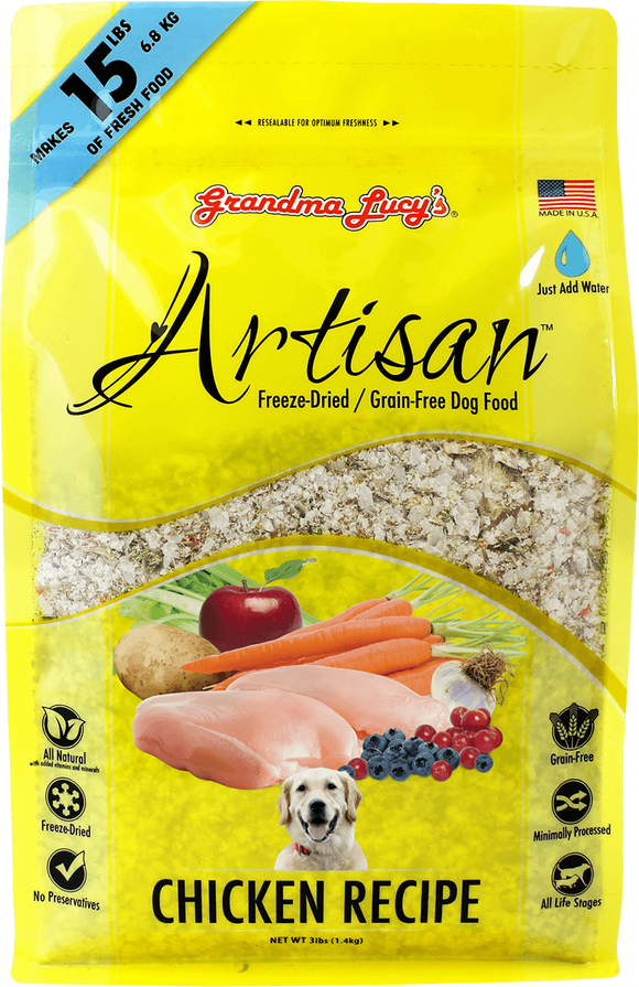 Grandma Lucy's Freeze Dried Artisan Chicken for Dogs