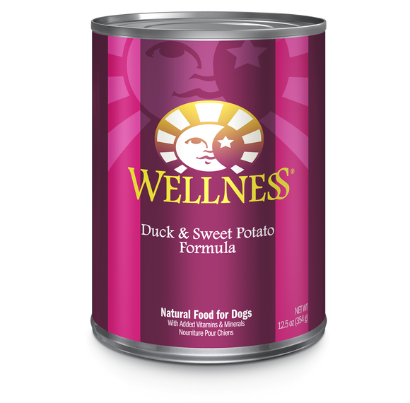Wellness Complete Health Canned Dog Recipes - Duck and Sweet Potato