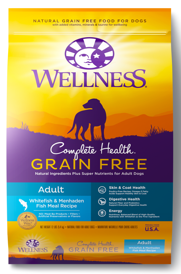 Wellness Complete Health Grain Free - Whitefish and Menhaden Meal