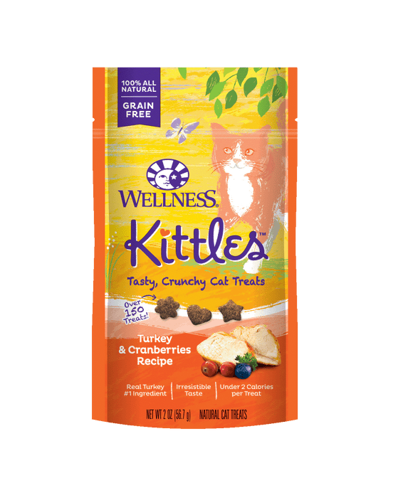 Wellness Kittles Cat Snacks - Turkey & Cranberries