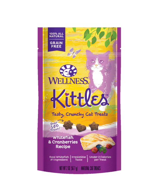 Wellness Kittles Cat Snacks - Whitefish & Cranberries