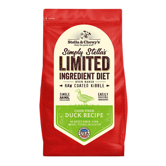 Stella & Chewy's Single Ingredient Raw Coated Kibble - Duck, Duck For Dogs, Kibbles for Dogs