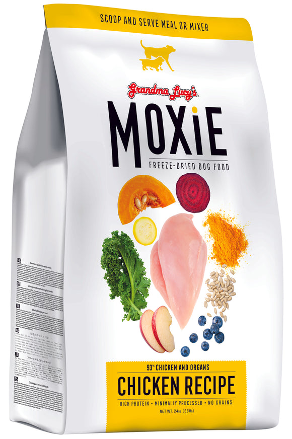Grandma Lucy's Freeze Dried, Grain free, Moxie Chicken for Dogs