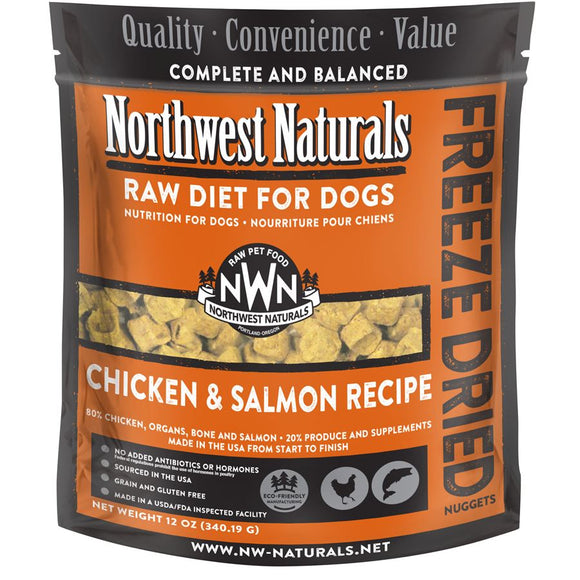 Northwest Naturals Chicken & Salmon Dog Freeze Dried