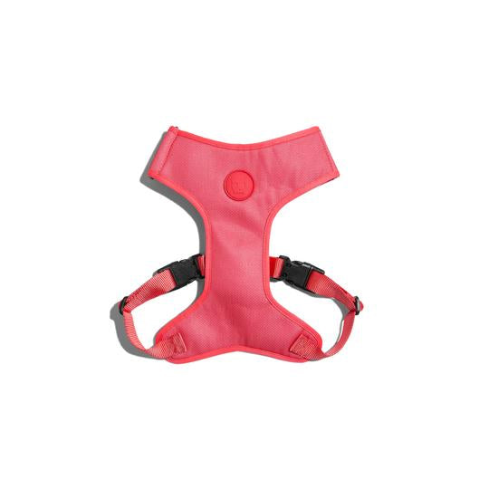 Zee.Dog Neon Coral Adjustable Mesh Harness