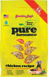 Grandma Lucy's Freeze Dried Pureformance Chicken for Dogs