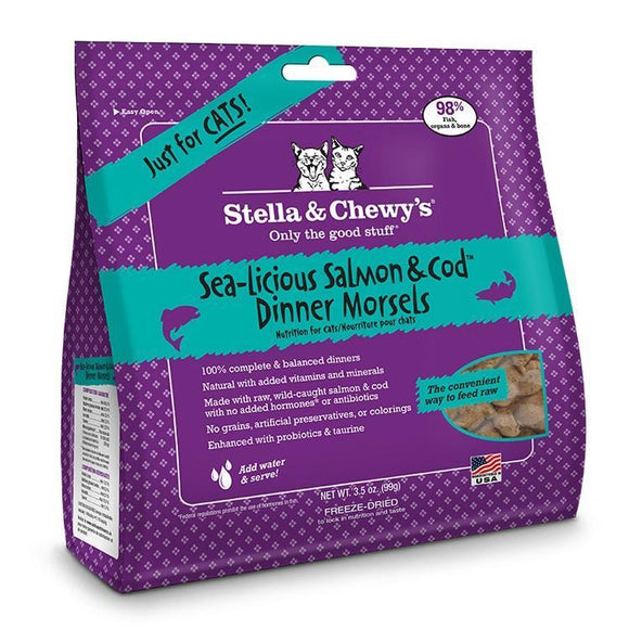 Stella & Chewy's Sea-licious Salmon & Cod for Cats