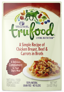 Wellness Trufood Meal Toppers - Chicken Breast, Beef & Carrots