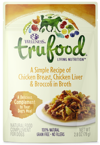 Wellness Trufood Meal Toppers - Chicken Breast, Chicken Liver & Broccoli