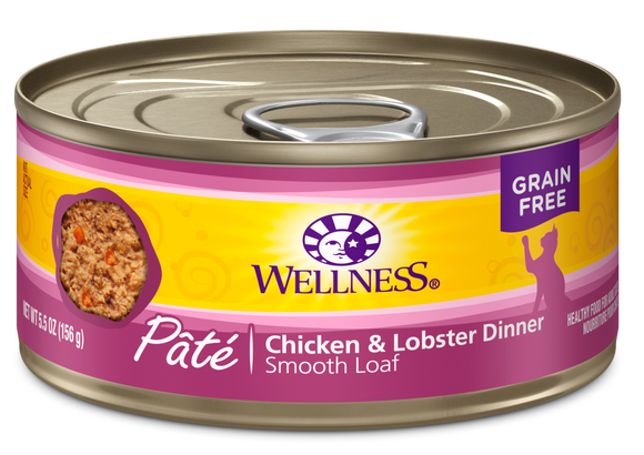 Wellness Complete Health Pate Cat Grain Free - Chicken and Lobster