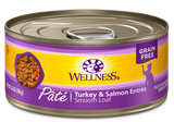 Wellness Complete Health Pate Cat Grain Free - Turkey and Salmon
