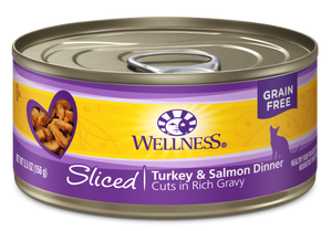 Wellness Sliced Grain Free - Turkey and Salmon