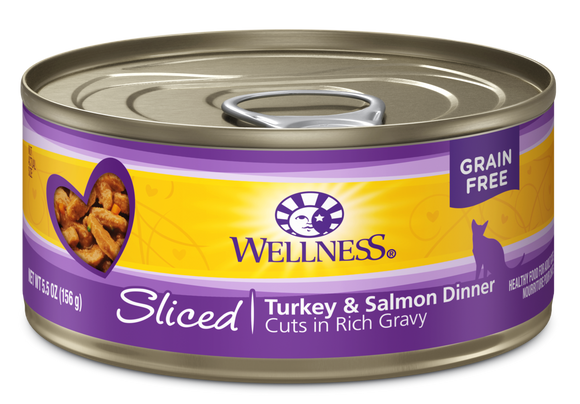 Wellness Sliced Grain Free - Turkey and Salmon