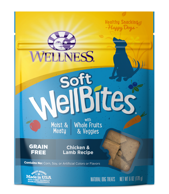 Wellness Wellbites Dog Snacks - Chicken & Lamb