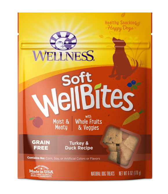 Wellness Wellbites Dog Snacks - Turkey & Duck