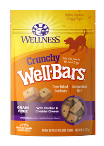 Wellness Wellbars Dog Snacks - Chicken & Cheddar Cheese