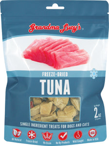 Grandma Lucy's Freeze Dried Tuna Treats. 100% Real Tuna