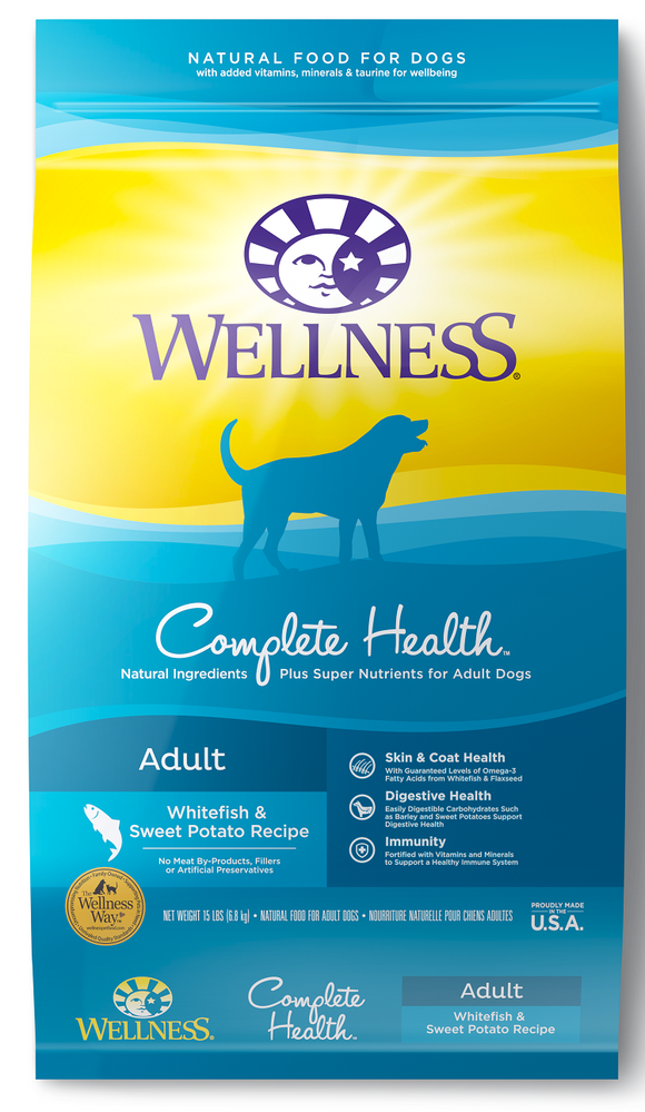 Wellness Complete Health - Whitefish and Sweet Potato Dog